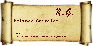Meitner Grizelda névjegykártya